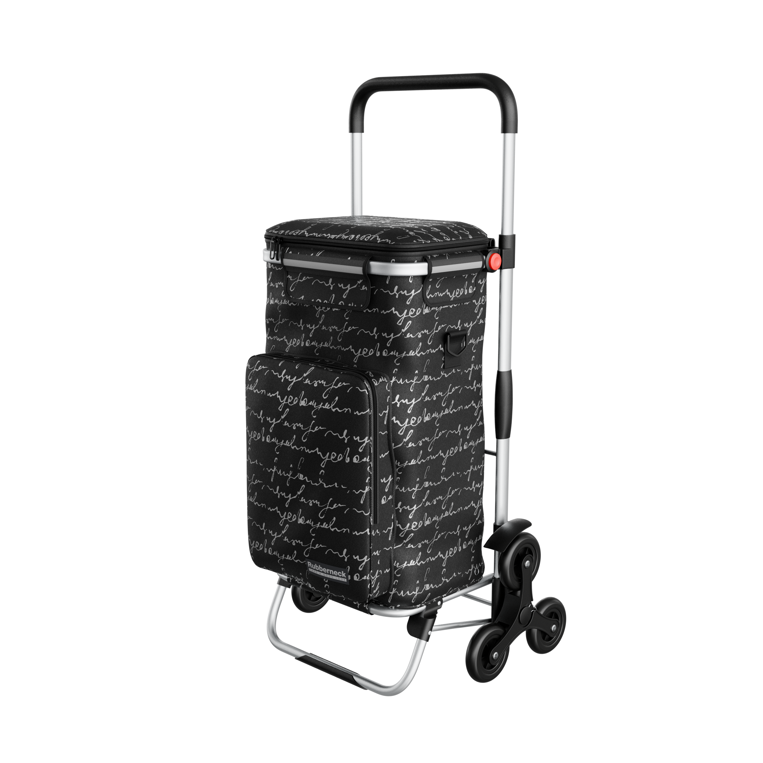 Rubberneck Einkaufstrolley Anthrazit – Treppensteiger, freigestellt